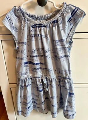 Vestido de pescado azul claro Tea Collection, talla 3 Foto 1 de 4