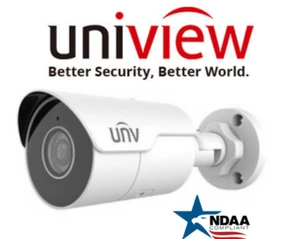 UNV 4MP HD IP67 PoE NDAA Audio IP Uniview Network Mini Bullet Security Camera - Picture 1 of 3