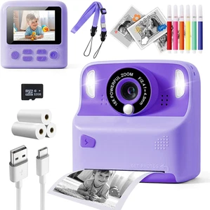 Kids Camera Instant Print with 1080P HD | Children'S Digital Camera with 2 Print - Picture 1 of 16