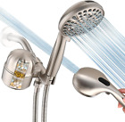 High Pressure Handheld Showerhead with Filter, 10 Setting Filtered Handheld Show