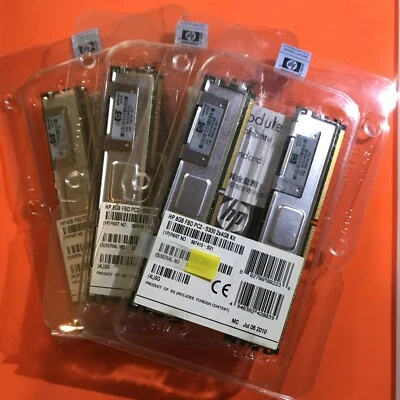 New GENUINE HP 24GB (6x4GB) Proliant Server RAM Memory PC2-5300 DDR2-667Mhz ECC - Image 1 of 3