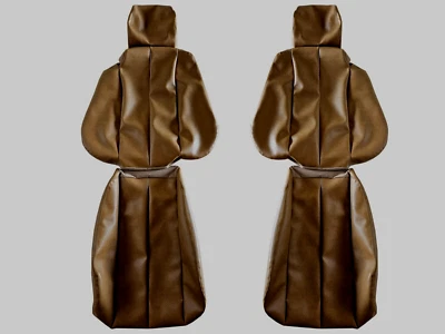 Se adapta a: Mercedes Benz R129 1990-1995 SOLO - # 245 fundas de asiento de vinilo azafrán Foto 1 de 4