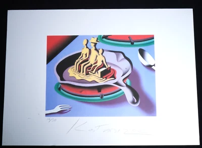 KOSTABI Lithographie 70x50 cm limitiert, handsigniert , Prägestempel! - Bild 1 von 2