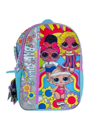 LOL Surprise Kids School Laptop Backpack 17" Bae Squad Print - Image 1 of 4