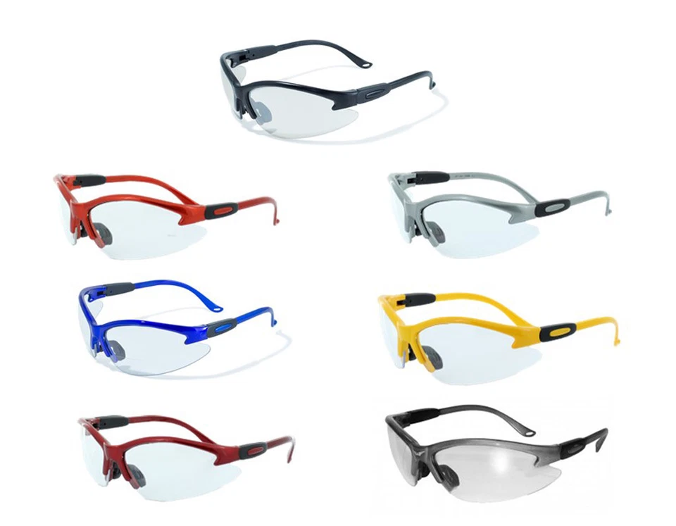 Global Vision Cougar Safety Glasses - Clear Lenses - ANSI Z87.1-2010 - Image 1 of 1