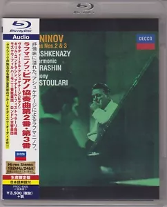 Blu-ray Audio Rachmaninov Piano Concertos No. 2 No. 3 Ashkenazy Japan Press - Imagen 1 de 3
