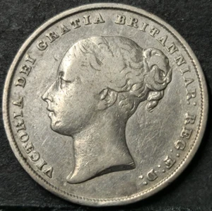 1846 Shilling Great Britian #503 - Picture 1 of 2