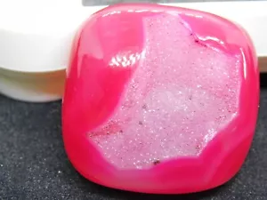 90Ct AAA+ 100% Natural Rosa Druzy Forma Cuadrada Cabujón Piedra Preciosa Brillante Regalo - Imagen 1 de 10