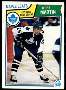 1983-84 O-Pee-Chee Terry Martin Toronto Maple Leafs #336