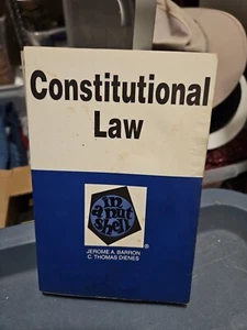 In a Nutshell: Constitutional Law Jerome A Baron, C Thomas Diane's 1995 - Picture 1 of 4