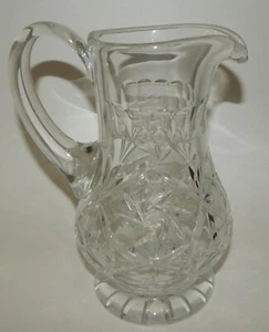 American Brilliant Cut Glass Pitcher - Picture 1 of 4