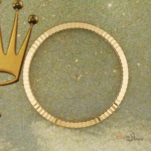 Original Herren Rolex DJ DD 36mm 116233 118238 geriffelte 18K Gelbgold Lünette #D39 - Bild 1 von 6