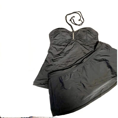 NUEVO Bikini Converse negro Tankini M & Island ondas 8 trajes de baño para mujer 2 piezas n040 Foto 1 de 3