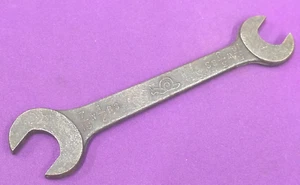 Vintage Snail Brand 7/16 x 5/16 Whitworth, Open Ended Spanner Made In England - Picture 1 of 11
