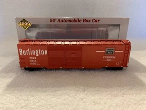 Proto 2000 #30368 HO Scale Burlington CB&Q 50' Automobile Box Car #8049 - Picture 1 of 8