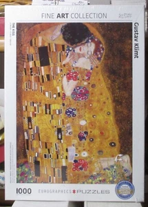 IL BACIO DI GUSTAV KLIMT - NUOVO - PUZZLE EUROGRAFICO - Foto 1 di 2