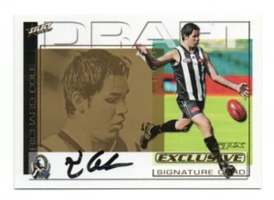 2002 Select Exclusive SPX Draft Signature (DS11) Richard COLE Collingwood *** - Picture 1 of 1