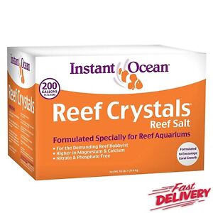 Instant Ocean RC1-200 Reef Crystals Salt for Aquariums