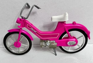 1983 Barbie Pink color moped motorcycle 12" x 7" Hong Kong Incomplete - Picture 1 of 8