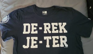 New York Yankees De-rek Je-Ter #2 T-Shirt Herren Medium Navy Blau New Era 2017 - Bild 1 von 7