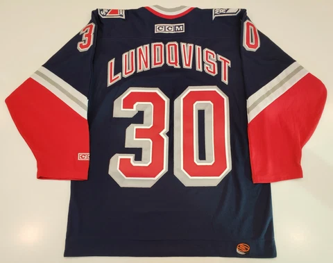 Henrik Lundqvist Vintage New York Rangers Koho Jersey Lady Liberty Cover