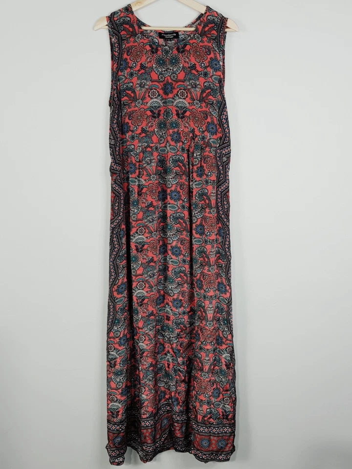 [PLUMAS de TOLANI] Maxi Vestido para Mujer Estampado Floral | Talla L o AU 14 Foto 1 de 4