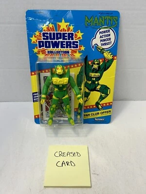 Mantis 1984 1985 SUPER POWERS 23 Back Kenner On Card NEW Sealed UNPUNCHED Z1 — 第 1/4 张图片