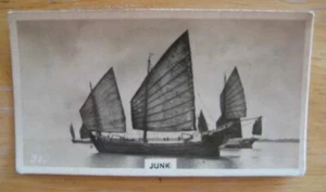 CHINESE JUNK - Small Glossy Photo 1928 - Picture 1 of 1