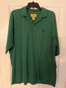 Vintage DUCKHEAD Green Short Sleeve Polo Large - Picture 1 of 2