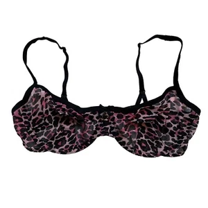 Betsey Johnson Animal Print Mesh Bra - Picture 1 of 8