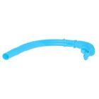 (Blue)Dry Snorkel Large Diameter Full Silicone Portable Snorkel Tube Integrated