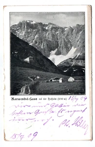 Cartolina Karwendelhaus sull'altopiano 1909 Scharnitz - Foto 1 di 2