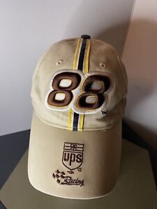 Dale Jarrett UPS #88 Winners Circle Hat Strapback Adjustable Tan Racing
