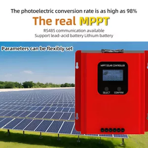 60A Amp MPPT Solar Charge Controller 12/24/36/48V Battery Regulator AU - Picture 1 of 10