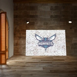 Cartel/lienzo impreso arte de pared decoración del hogar baloncesto de la NBA Charotte Hornets - Imagen 1 de 5