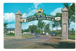 The Gateway Of The North, North Bay, Ontario, Vintage 1963 Chrome Postcard - Picture 1 of 2