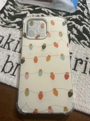 Capa colorida de luzes de Natal compatível com iPhone 13 Pro Max - Imagem 1 de 3