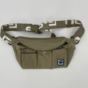 G-Star Raw Waist-bag Fanny Pack Crossbody Bag in Beige - Ripstop Pattern - Picture 1 of 9