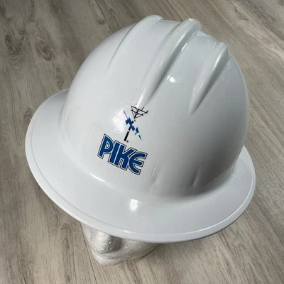 Pike Electric Bullard Hard Hat Helmet White Flex-Gear Adjust Type I Class E&G - Image 1 of 4