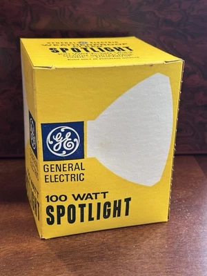 Vintage - GE - Weatherproof Clear Spotlight Bulb - Par38 - 100w - NOS - Image 1 of 3