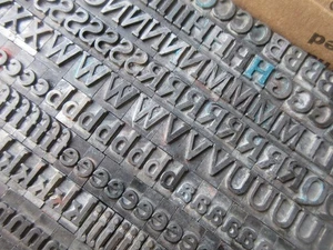Letterpress Lead Type 36 Pt. Cheltenham C1 - Picture 1 of 12