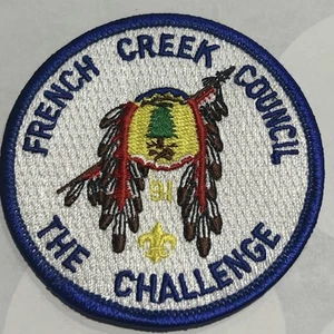 French Creek Council Boy Scout Patch The Challenge 1991 - Picture 1 of 2
