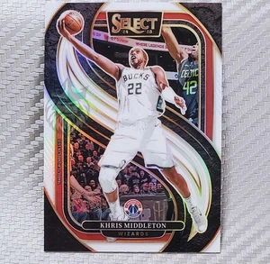 Khris Middleton SP/149 📈 2024-25 Select Premier Level White Prizm #161 Wizards - Imagen 1 de 2