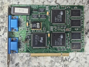 Rare Retro Gaming Colorgraphic Evolution 2 Graphic Dual VGA PCI Cirrus Logic #2 - Picture 1 of 4