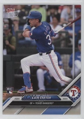 2024 Topps Now Road to Opening Day /700 Evan Carter #OD-142 Rookie RC - Image 1 of 2