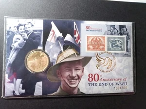 2025 80th Anniversary of the End of WWII-PNC--numbered at 130/300 - Picture 1 of 2