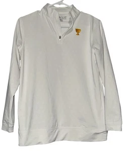 Peter Millar Presidents Cup Shirt All Over Skull Print 1/4 Zip Youth Sz L Large - Picture 1 of 9