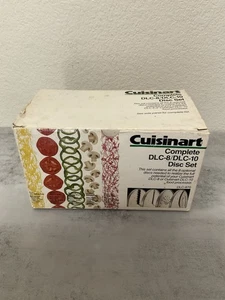 Cuisinart DLC-8 DLC-10 Food Processor Replacement Discs Complete Set - Picture 1 of 2