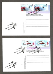 Snowbirds 2006 2 primer día cubierta: con sellos en conjunto de tarjetas postales [458 - Imagen 1 de 2