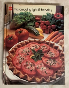 1989 Microwave Cooking Library "Microwaving Light & Healthy" HC Book - Imagen 1 de 9